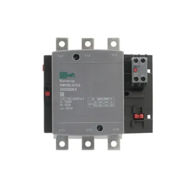 Контактор 185А 380В АС АС3 АС4 1НО+1НЗ КМ-102