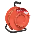 Удлинитель на катушке ''Атлант 2.0'' 1 гнездо 40м без заземления ПВС 2*0,75 6А/1,3кВт PROxima