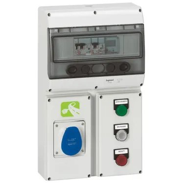 Основа - лицевая панель для розеток 12М 16А Р17 220*125 | 057705 | Legrand