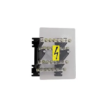 Распределительный блок со ступенчато расположенными шинами - 125 A - 1 вводной и 5 отводных зажимов | 037430 | Legrand