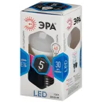 Лампа светодиодная LED P45-5W-827-E14 (диод, шар, 5Вт, тепл, E14 (10/100/3500)