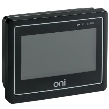 Панель оператора общепром. 4,3' резистивный экран, черная. Корпус: пластик, 1xRS485/232, 2xUSB, 24В DC