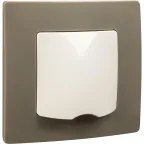 ETIKA Рамка 1 пост светлая галька