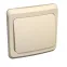 ЭТЮД Выключатель одноклавишный скрытый бежевый сх.1