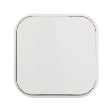 Quteo Переключатель одноклавишный наружный белый 10А