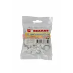 Крепеж кабеля круглый 9 мм, белый (50 шт/уп)