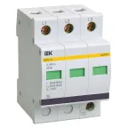 Ограничитель перенапряжения трехполюсный ОПС1-C 3п 20кА 400В