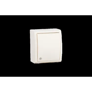 15 Aqua Выключатель проходной с 3-х мест (перекрёстный) с подсвет. IP54 10А 250В винт.заж. S15A с.кость