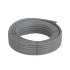 Металлорукав DN 40мм в гладкой ПВХ изоляции, Dвн 40,0 мм, Dнар 48,0, 25м, цвет серый