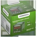 Вольтметр цифровой щитовой однофазный DO RS-485 72х72мм LED GENERICA