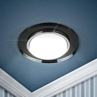 Светильник под лампу Gx53, 220V,13W, черный DK80 BK