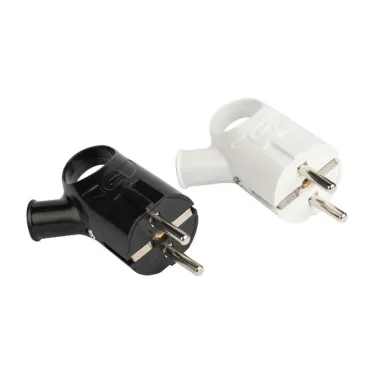 Евровилка с ушком черная 16А