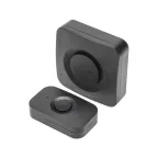 Звонок беспроводной дверной c цифровым кодированием 52 мелодии 150м IP56 черный