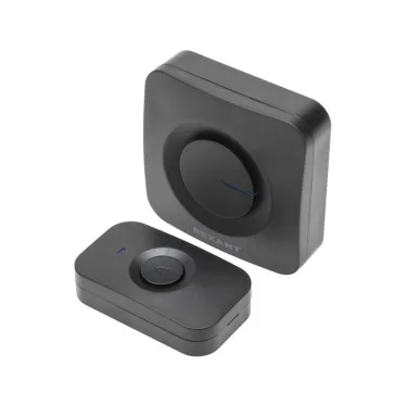 Звонок беспроводной дверной c цифровым кодированием 52 мелодии 150м IP56 черный