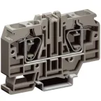 Зажим проходной HMM.16/GR 16 кв.мм серый QUADRO