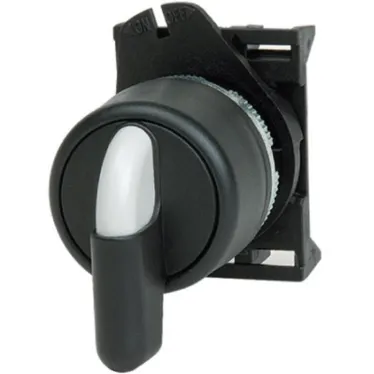 Переключатель на 3 положения с возвратом длинная ручка зеленый