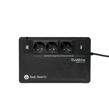 Источник бесперебойного питания Line-interactive BVSE 800 ВА/480 Вт 1/1 1 сек Tower 3хSchuko CEE 7 USB