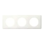 Рамка, трехпостовая, белый глянец