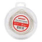 Трубка термоусаживаемая 3,0 1,5 мм белая, ролик 2,44 м, REXANT