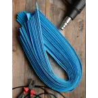 Трубка термоусаживаемая ТУТ нг 14/7 синяя в отрезках по 1м PROxima