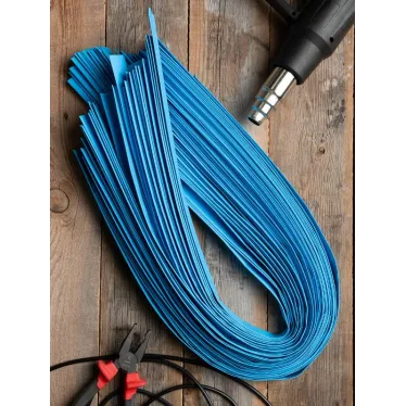 Трубка термоусаживаемая ТУТ нг 14/7 синяя в отрезках по 1м PROxima