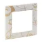 Valena LIFE Рамка 1 пост Ампир белый универсальная