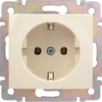VALENA Розетка с заземлением в рамку слоновая кость