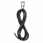 Труба автомобильная гофрированная ПП, 9,8мм, разрезная, бухта 5 м/уп, REXANT