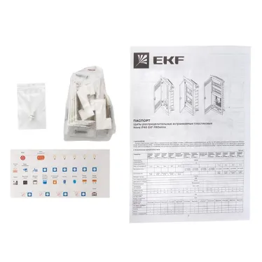 Основание силового щита Nova (с DIN-рейками) 24 модулей IP41 EKF