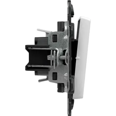 Valena LIFE Переключатель 10АХ 250В с лицевой панелью Безвинтовые зажимы Белый