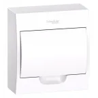 Щит распределительный навесной белый City9 (ЩРн-П-8) дверь белая на 8 модулей IP40