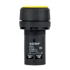 Кнопка SW2C-11 желтая б/п 1з+1р IP54