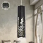 Светильник подвесной потолочный PL26 BK MR16 GU10 цилиндр черный