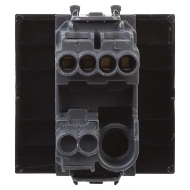 Avanti Выключатель ''Черный квадрат'', 16A, 2 модульный