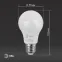 Лампа светодиодная LED A60-7W-840-E27 (диод, груша, 7Вт, нейтр, E27 (10/100/1500)