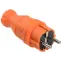ВБп3-1-0м Вилка прямая ОМЕГА IP44 оранжевая
