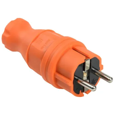 ВБп3-1-0м Вилка прямая ОМЕГА IP44 оранжевая