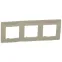 ETIKA Рамка 3 поста светлая галька