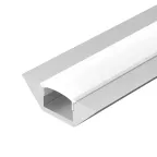 Профиль с экраном ALU-CORNER-2000 ANOD+FROST (ARL, Алюминий)