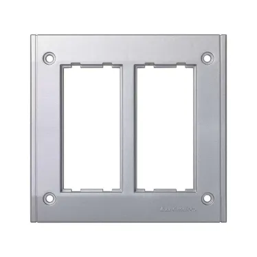 Connect Рамка на 2 S-модуля к монт.коробке SBM250, Сима Про, алюминий