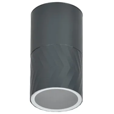 LIGHTING Светильник уличный 5110 потолочный под лампу GU10 IP65 серый IEK