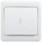 ВСп10-1-0-ВБ Выключатель 1 кл. проход. 10А ВЕГА белый