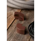 Угол внешний (25х25) (4 шт) Plast под темное дерево