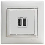 VALENA Рамка 1 пост горизонтальная белая