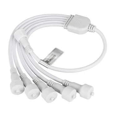 Коннектор питания ARD-CLASSIC-SYNC-RGB White (230V, 5 ports) (ARDCL, Закрытый)