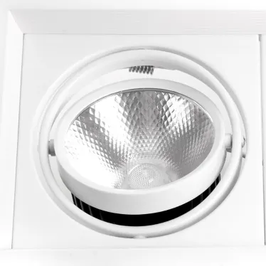 Светильник светодиодный ДВО-2х20w 4000K 3600Лм поворотный прямоугольный белый