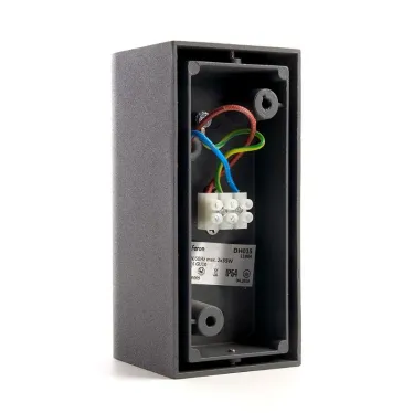 Светильник ДБУ вверх/вниз 2хGU10 без ламп IP65 черный