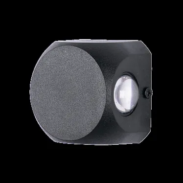 Светильник архитектурный фасадный светодиодный PWL-07565/80D 2x2w 4000K BL IP54 черный Jazzway