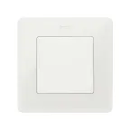 Рамка декоративная, 1 пост, Original, S82 Detail, белый-алюминий,