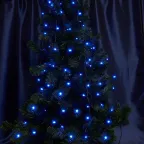 Гирлянда линейная LED синий 20м с контроллером